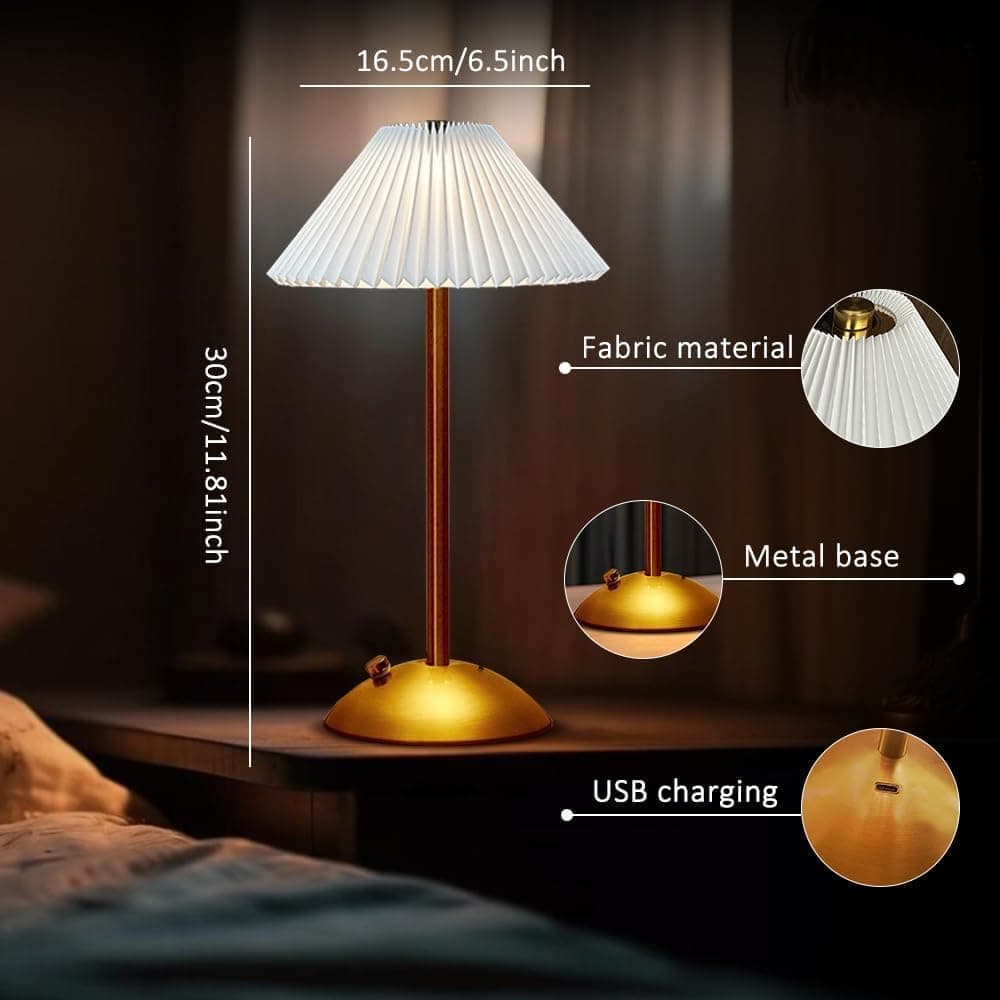 Portable LED Table Lamp - White