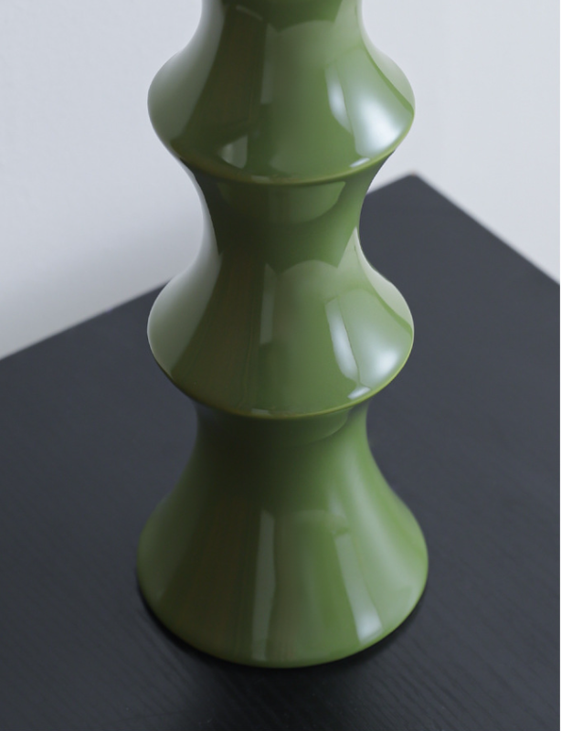 Glossy GreenCeramic Vase