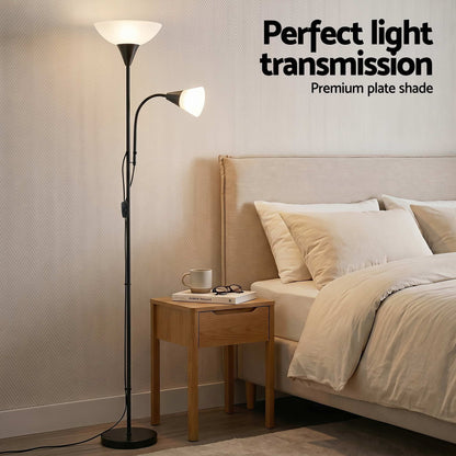 Modern Floor Lamp Mother and Child - Black