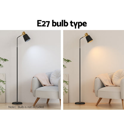 Modern Floor Lamp LED Light Stand - Black