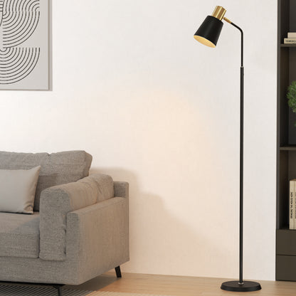 Modern Floor Lamp LED Light Stand - Black