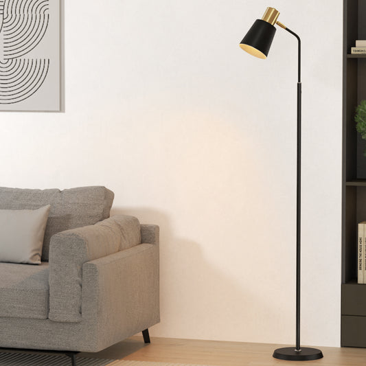 Modern Floor Lamp LED Light Stand - Black