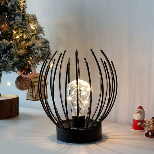 Metal Cage Table Lamp