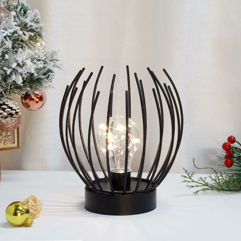 Metal Cage Table Lamp