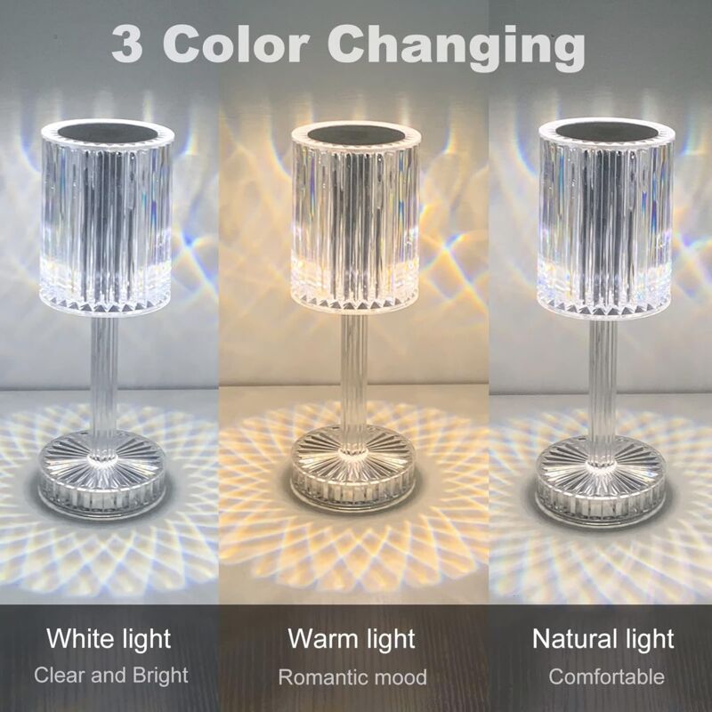 Crystal LED Table Lamp