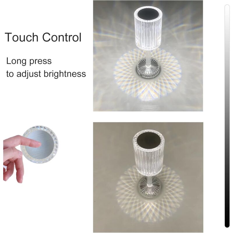 Crystal LED Table Lamp