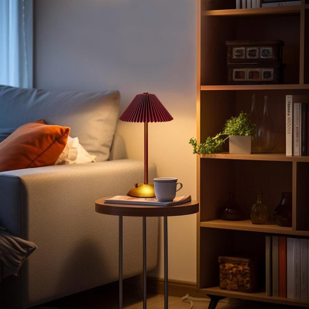 Portable LED Table Lamp - Red
