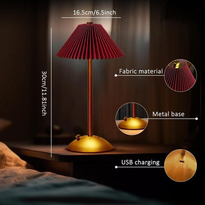 Portable LED Table Lamp - Red