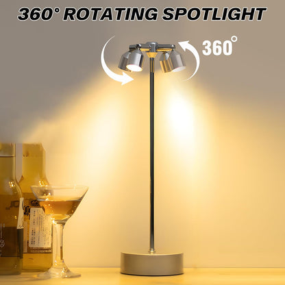 Metal Four Light Table Lamp