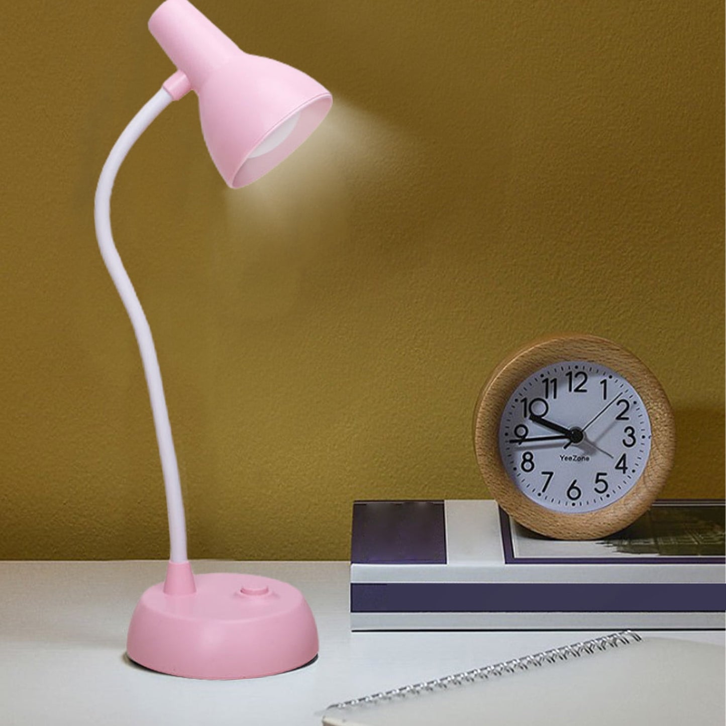 LED Flexible Gooseneck Table Lamp - Pink