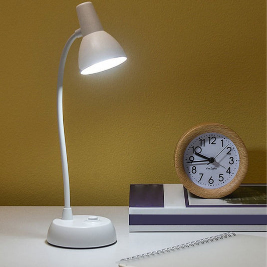 LED Flexible Gooseneck Table Lamp - White