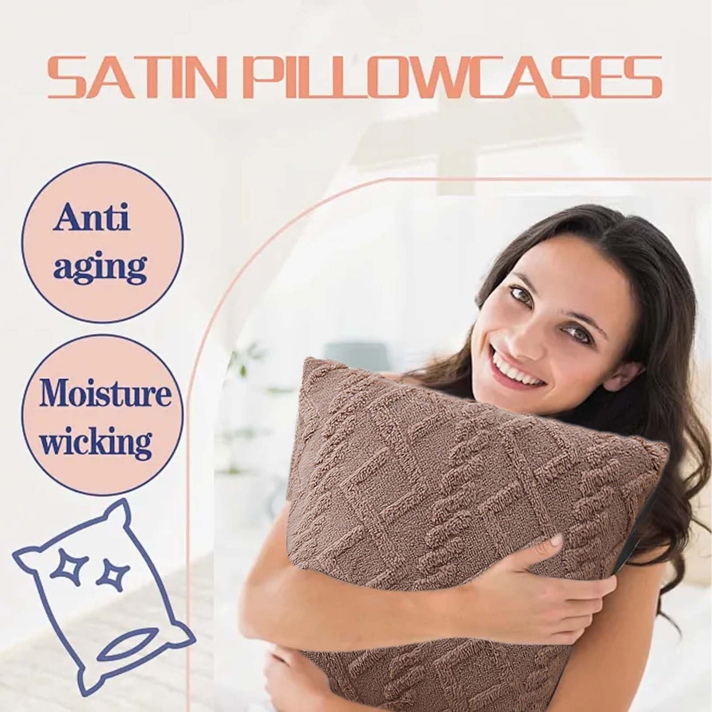 Geometric Jacquard Plush Throw Pillow