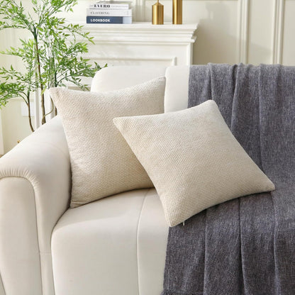 Farmhouse Weave Pattern Throw Pillows - Pack of 2