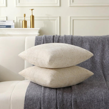 Farmhouse Weave Pattern Throw Pillows - Pack of 2