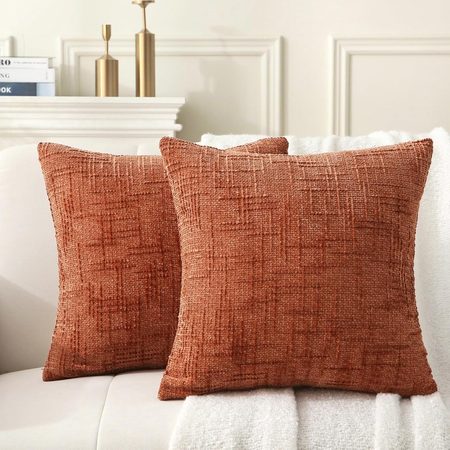Farmhouse Square Boho Throw Pillows - Pack of 2