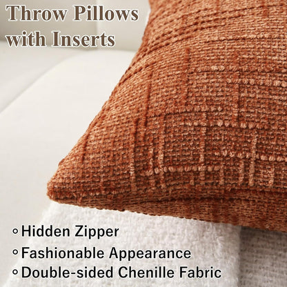 Farmhouse Square Boho Throw Pillows - Pack of 2