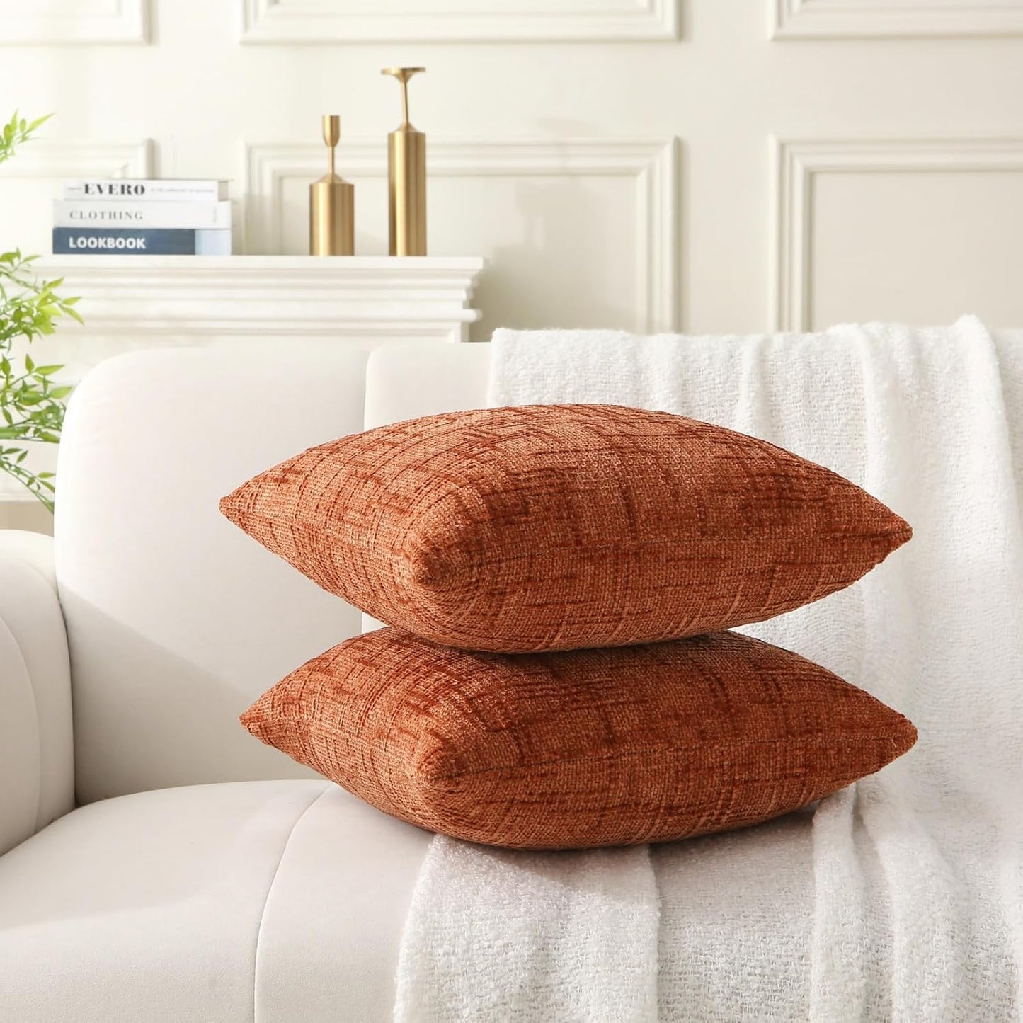 Farmhouse Square Boho Throw Pillows - Pack of 2