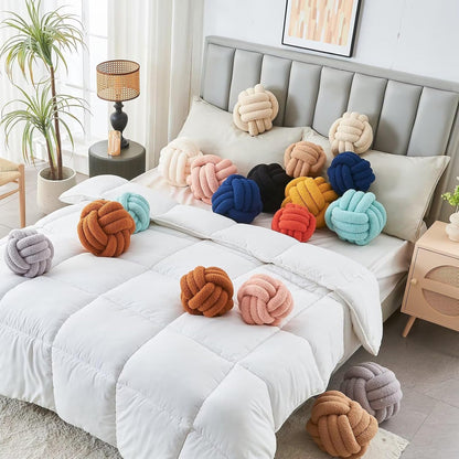 Decorative Throw Knot Pillow Ball