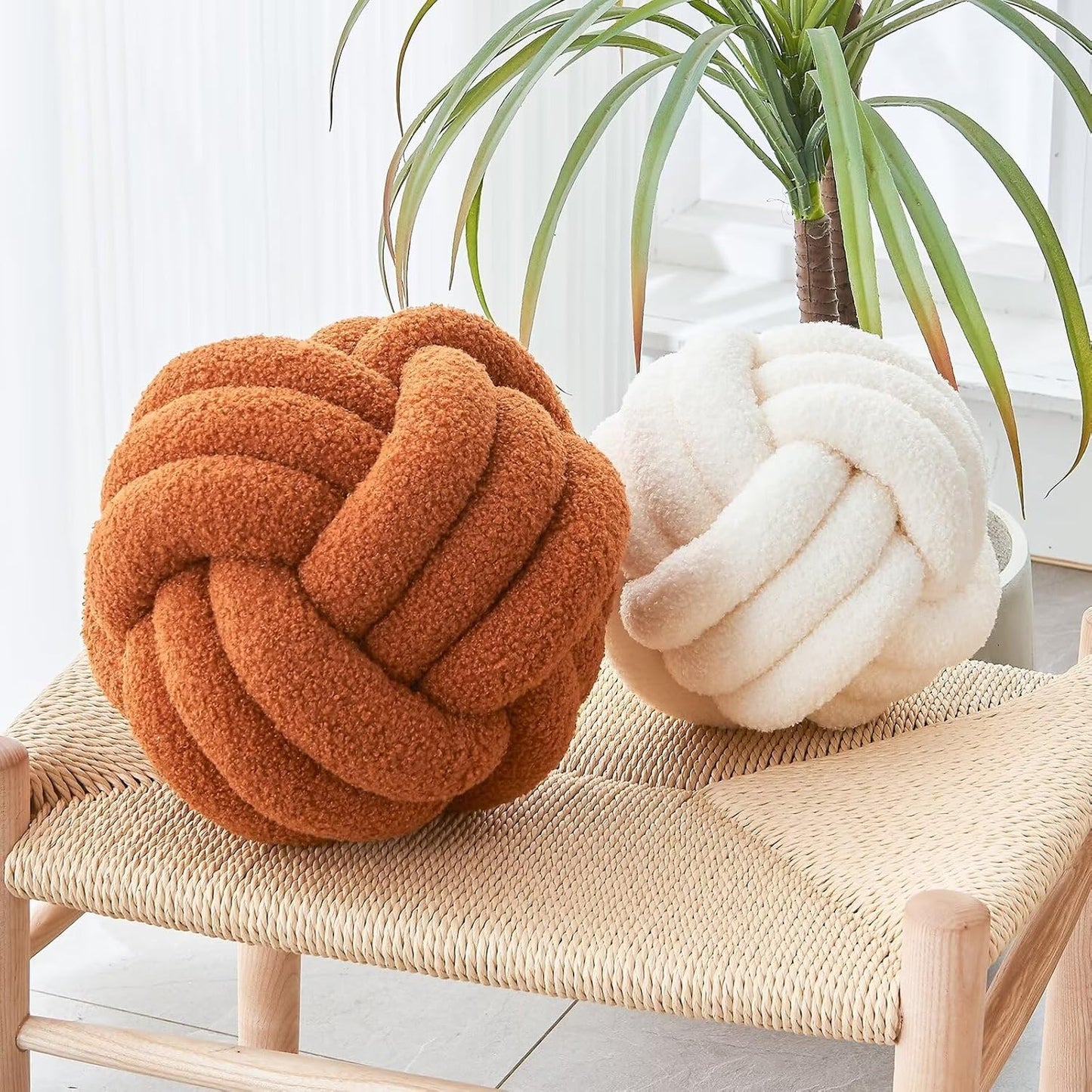 Decorative Throw Knot Pillow Ball