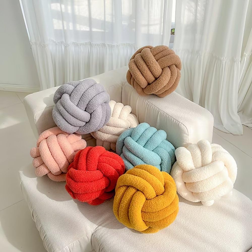 Decorative Throw Knot Pillow Ball
