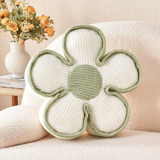 Soft Flower Shaped Throw Pillow