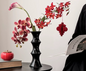 Glossy Black Ceramic Vase