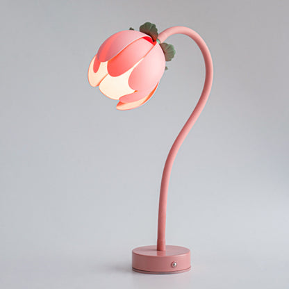 Pink LED Tulip Desk Lamp