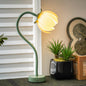 Green LED Tulip Desk Lamp