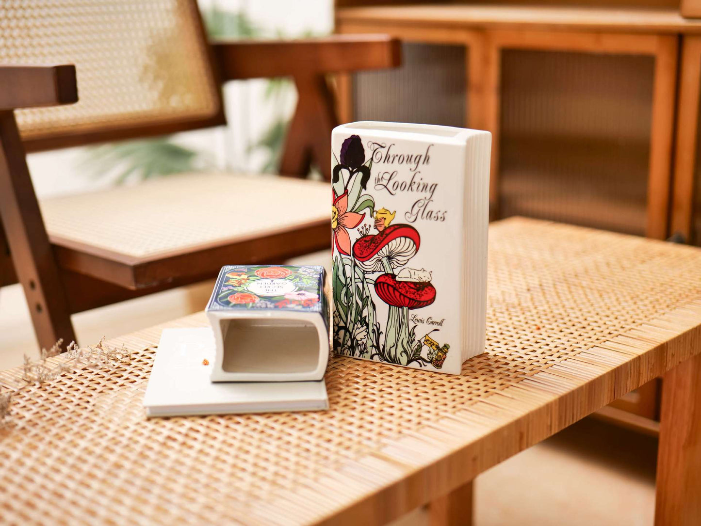 Literary Book Vase