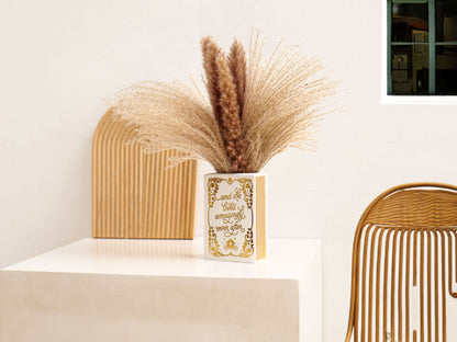 Literary Book Vase