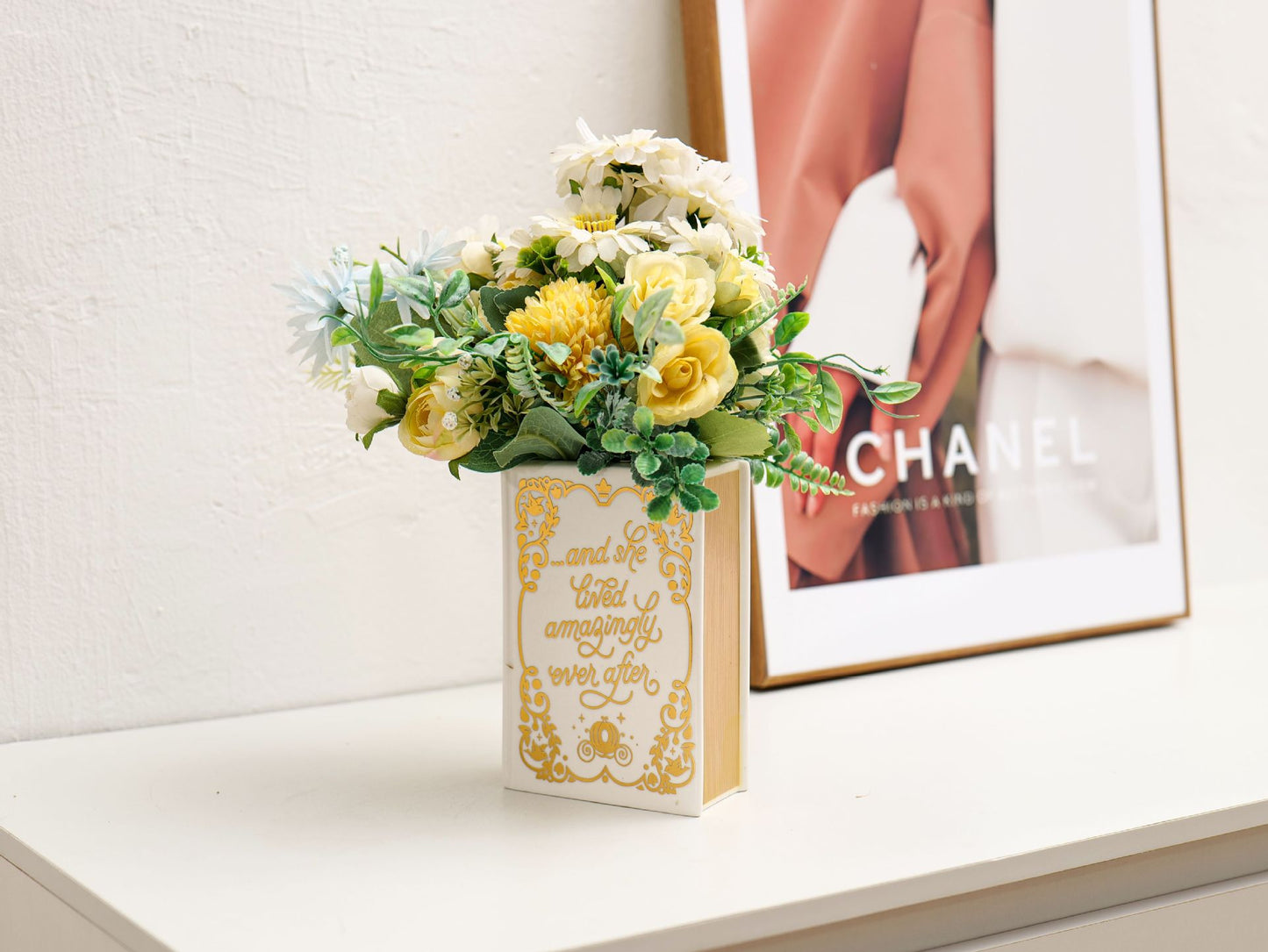 Literary Book Vase