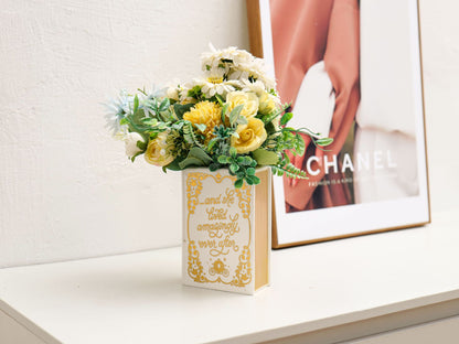 Literary Book Vase
