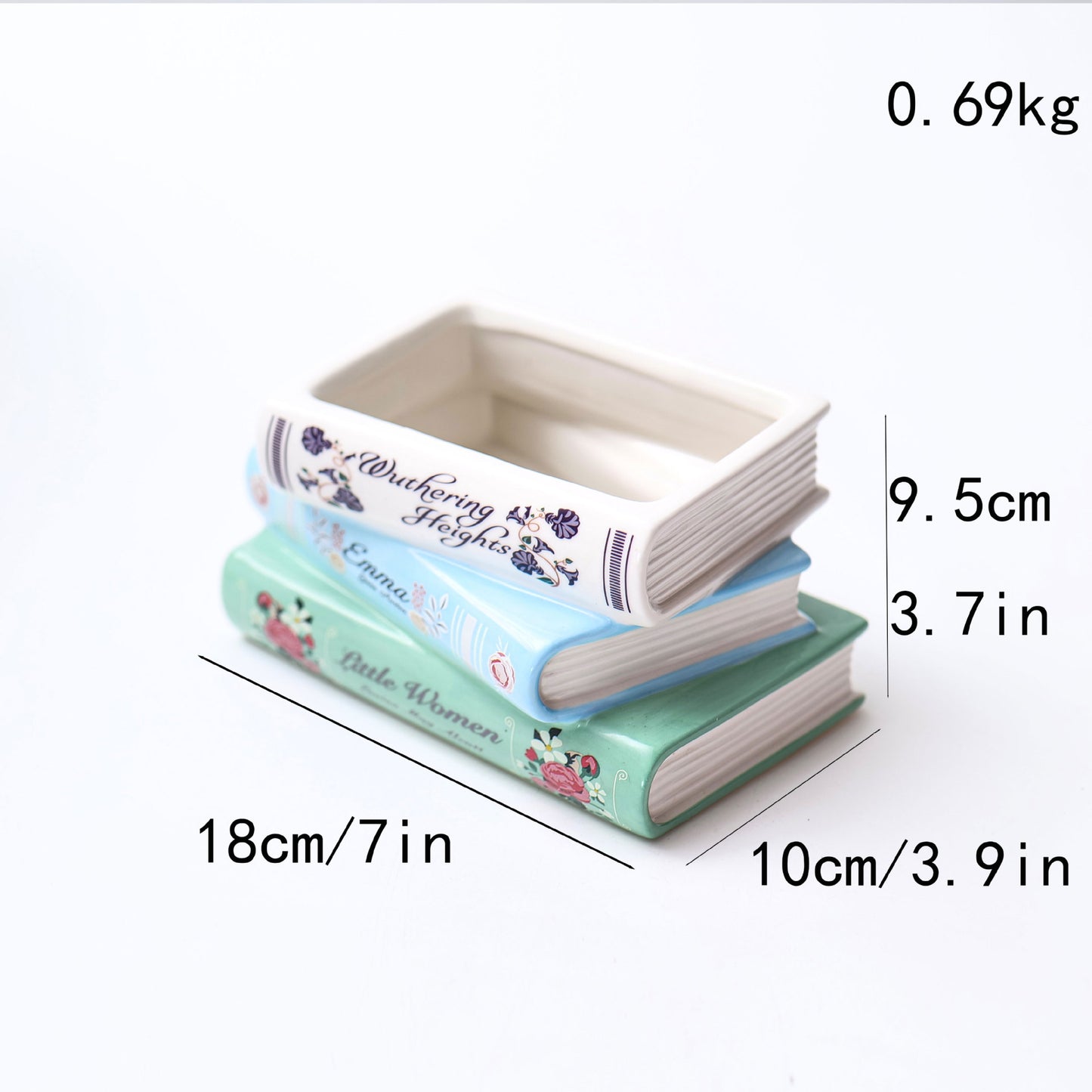 Literary Book Vase