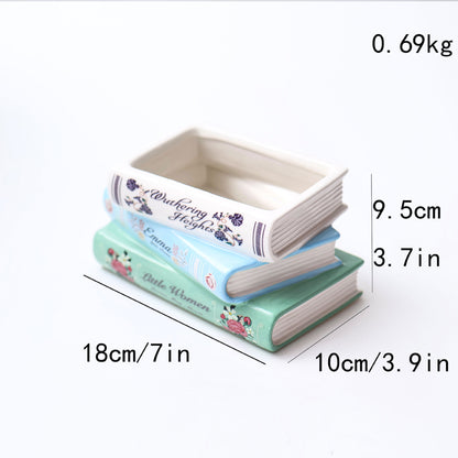 Literary Book Vase
