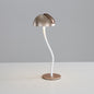 Gold Stripes Sleek Minimalist LED Mushroom Table Lamp