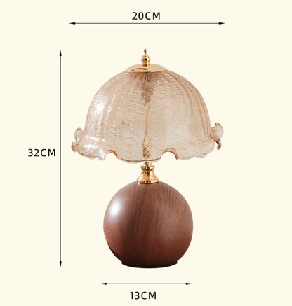 Three-colour Changing Light French-Inspired Bedside Lamp
