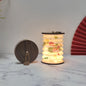 Foldable Telescopic Lantern Lamp - Lotus Painting