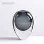 Artistic Teardrop Glass Vase - Grey