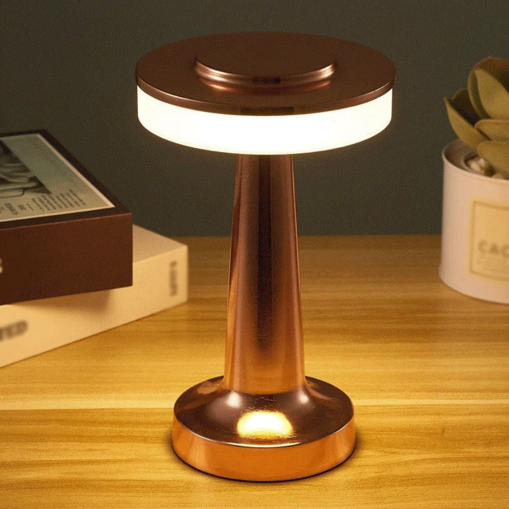 Bronze Rechargeable UFO Table Lamp