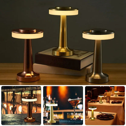Bronze Rechargeable UFO Table Lamp