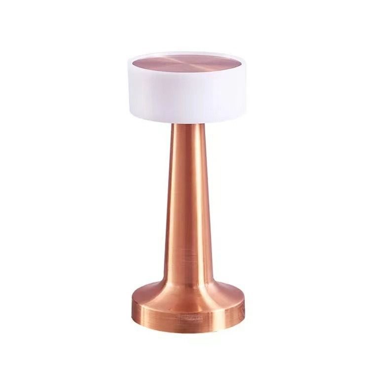 Copper Rechargeable Acrylic Shade UFO Table Lamp